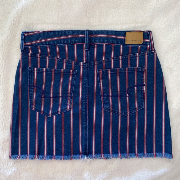 American Eagle Stripped Mini Skirt - Picture 10 of 14